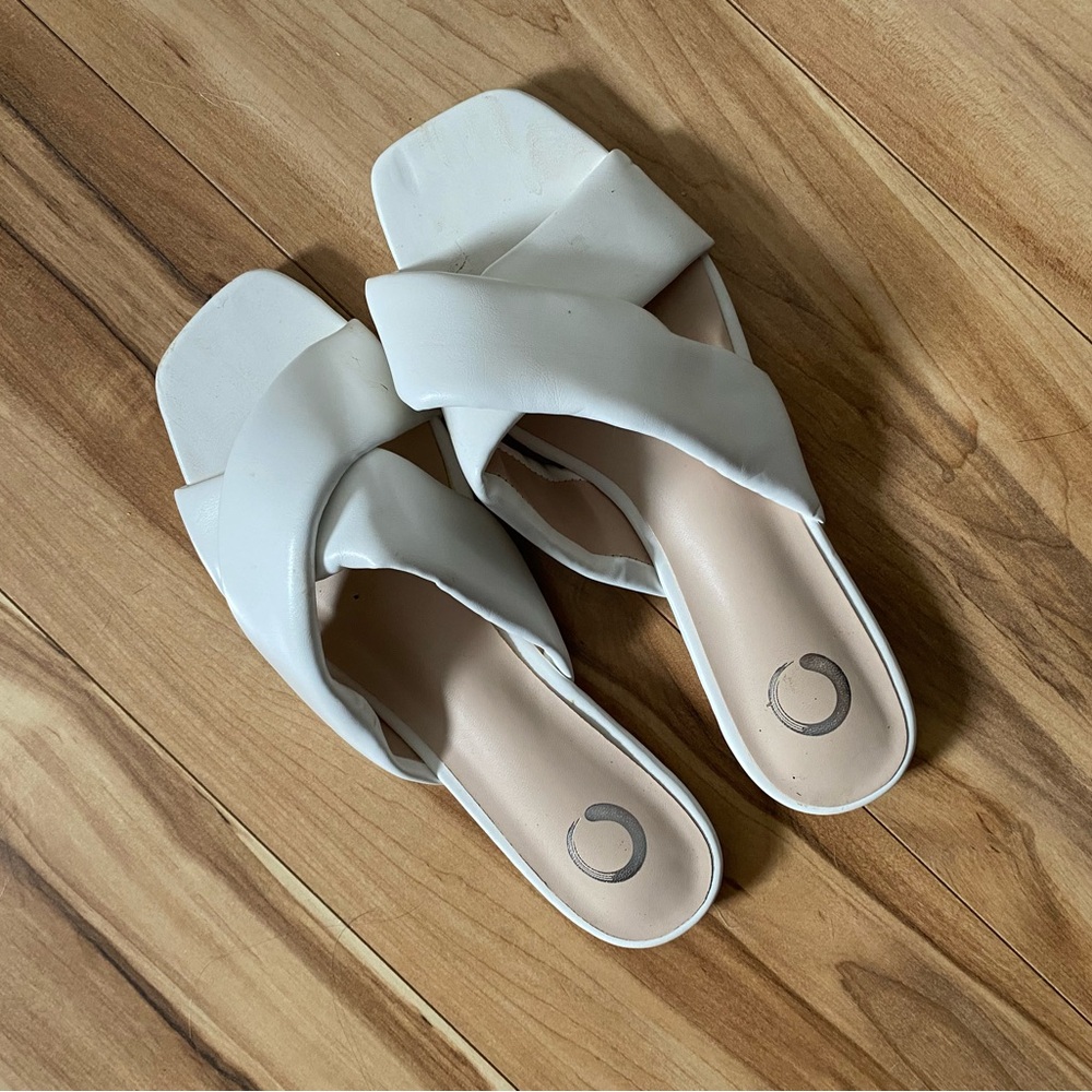 White Sandals